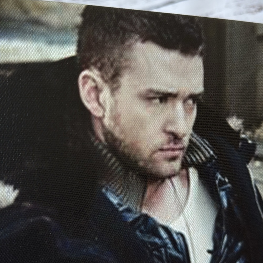 Lot of 2 Justin Timberlake Canvas Wall Prints William Rast Photos & Desk Decor - Picture 15 of 16